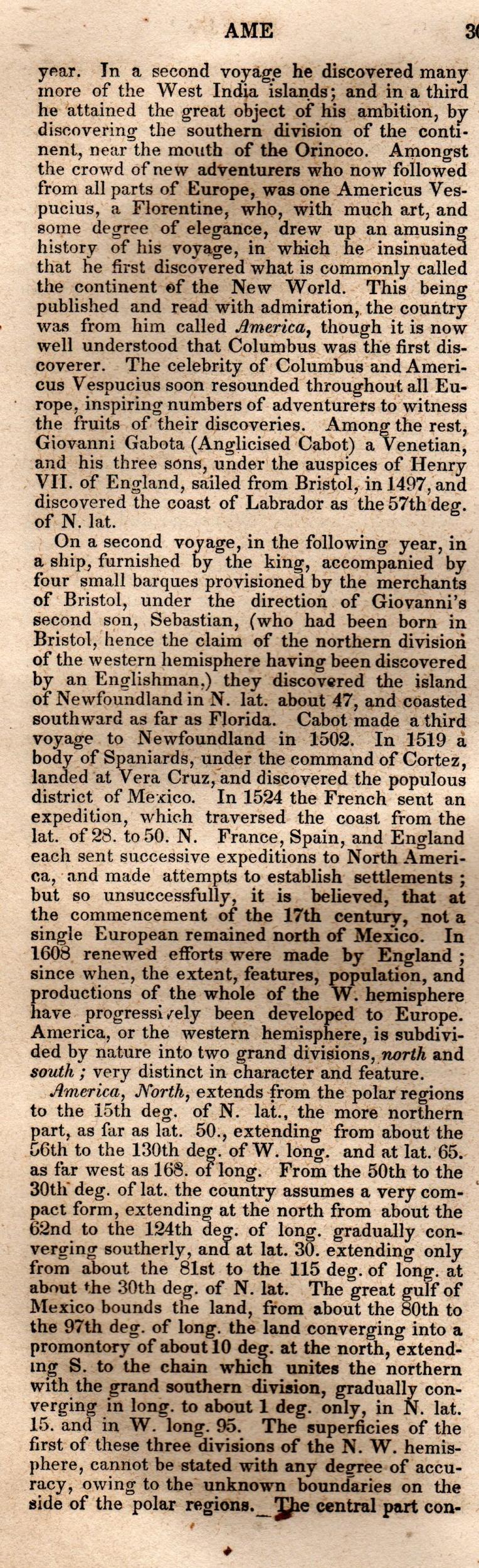 Brookes’ Universal Gazetteer (1850), Page 30 Left Column