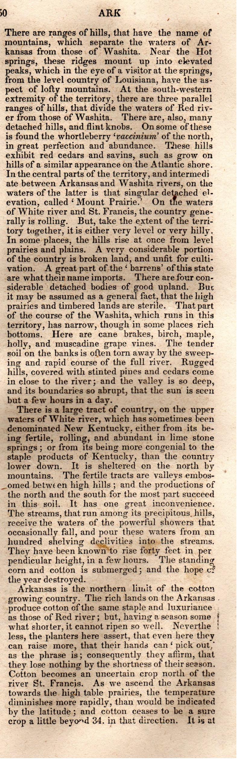 Brookes’ Universal Gazetteer (1850), Page 50 Right Column