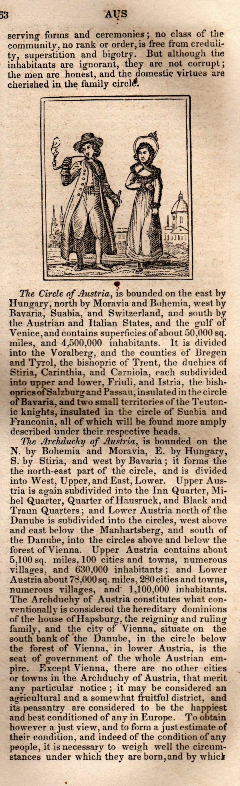 Brookes’ Universal Gazetteer (1850), Page 63 Right Column