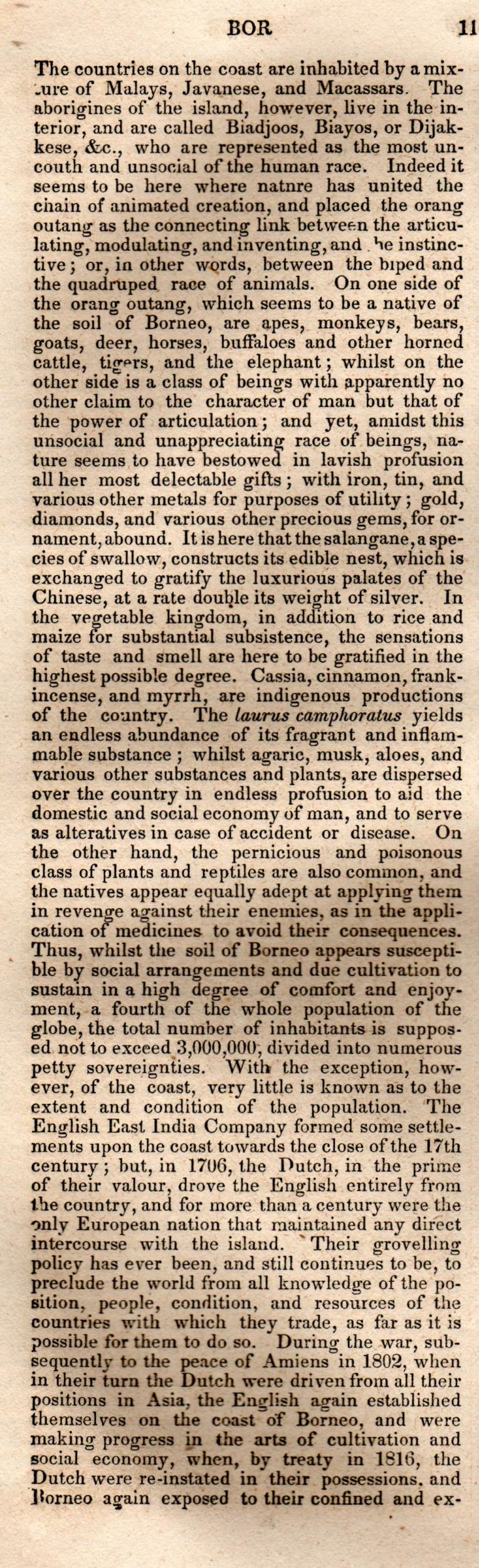 Brookes’ Universal Gazetteer (1850), Page 110 Left Column