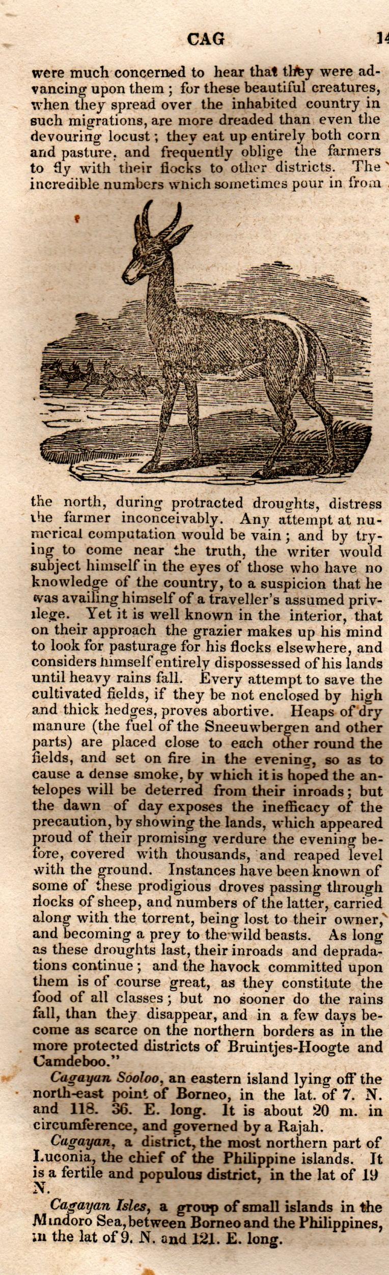Brookes’ Universal Gazetteer (1850), Page 146 Left Column