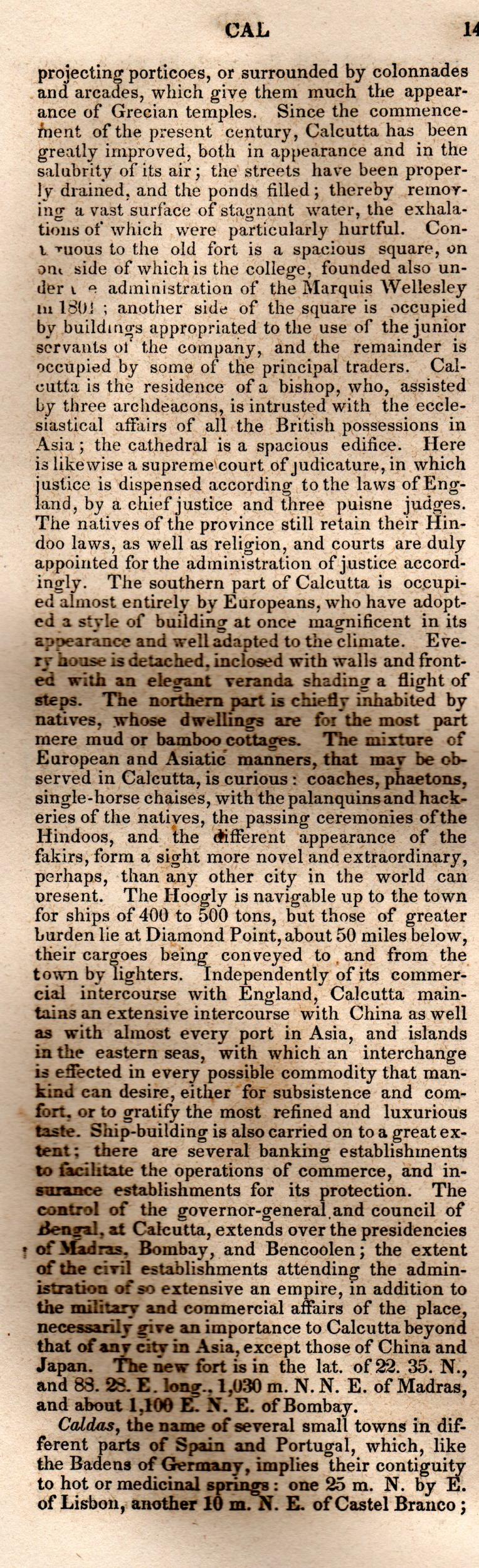 Brookes’ Universal Gazetteer (1850), Page 149 Left Column