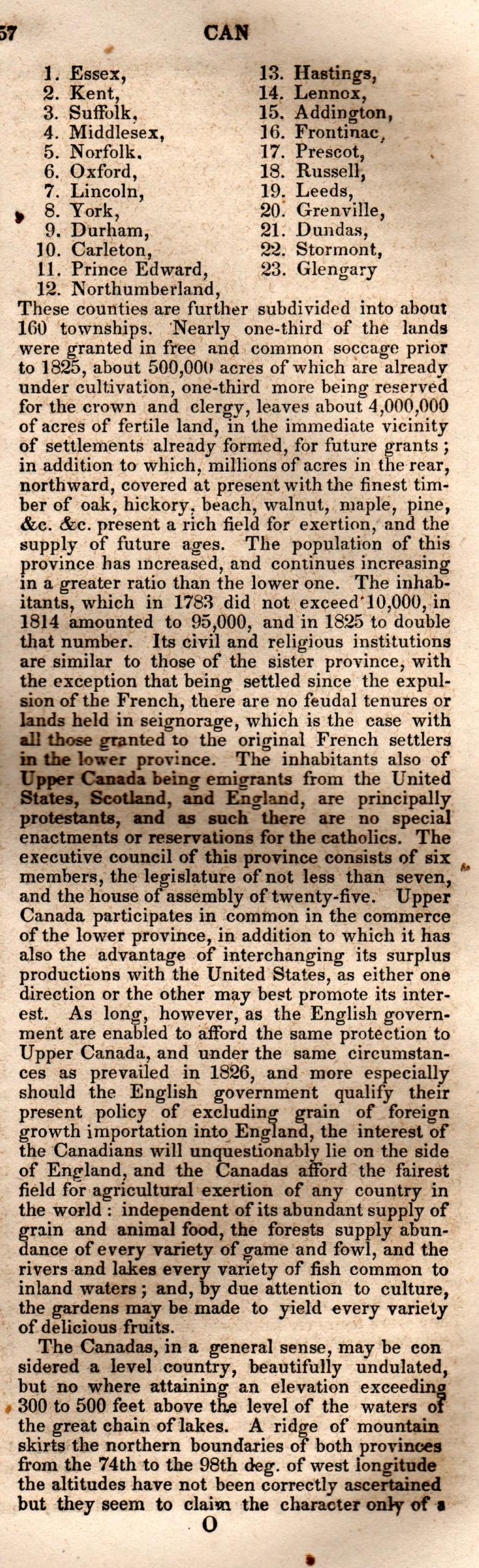 Brookes’ Universal Gazetteer (1850), Page 157 Right Column