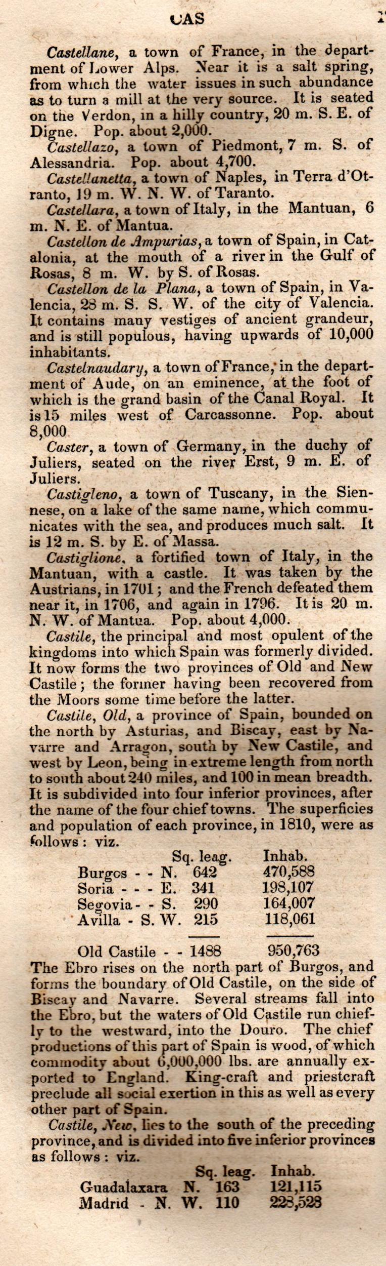 Brookes’ Universal Gazetteer (1850), Page 172 Left Column