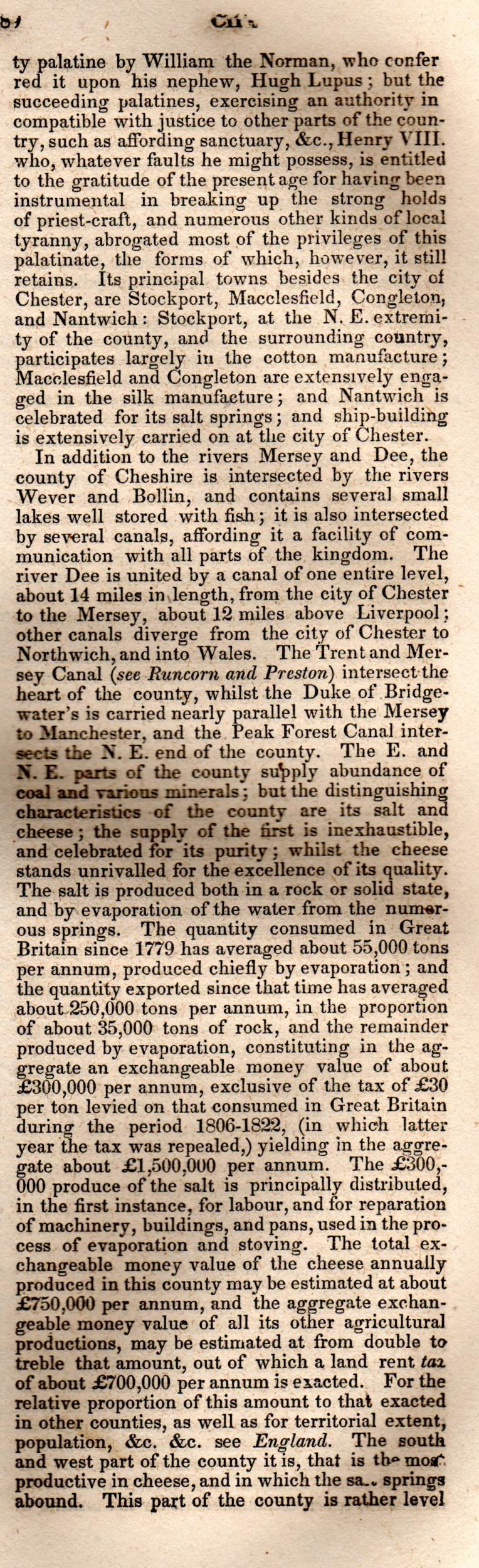 Brookes’ Universal Gazetteer (1850), Page 189 Right Column