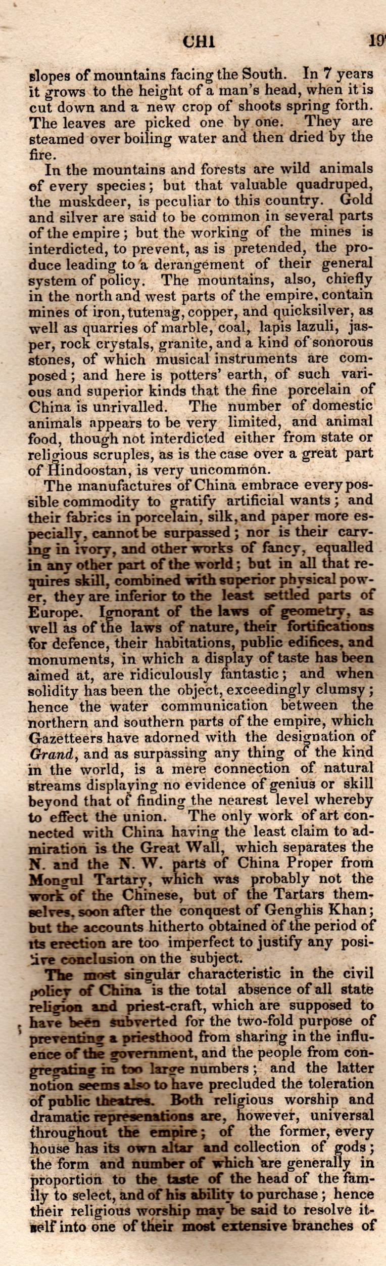 Brookes’ Universal Gazetteer (1850), Page 197 Left Column