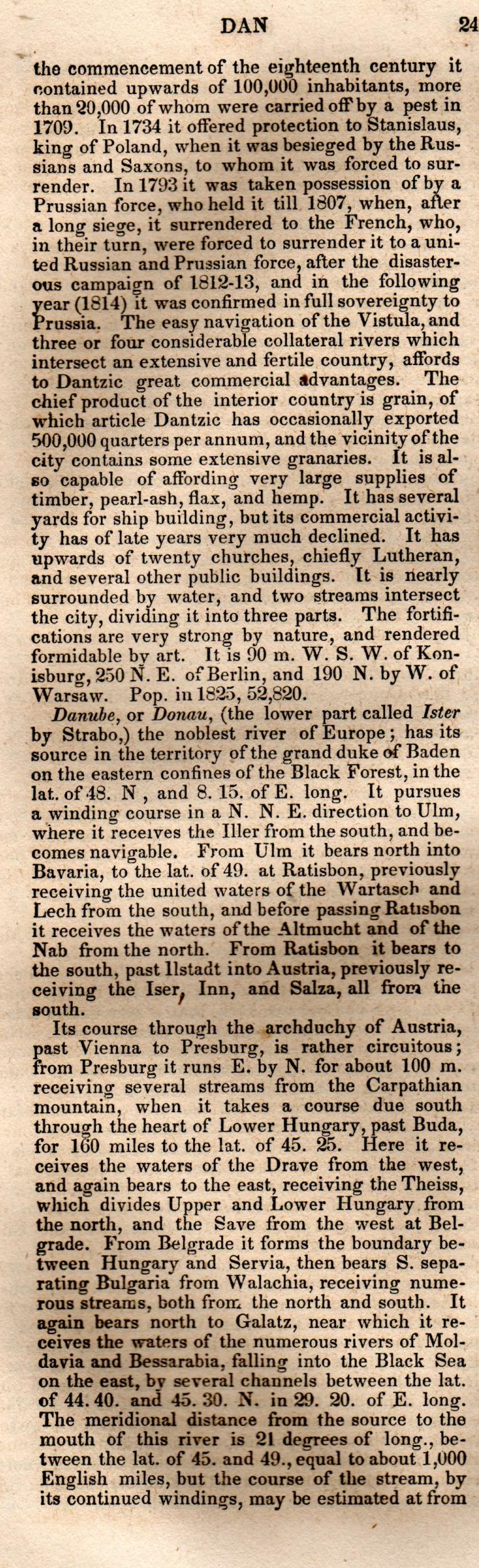 Brookes’ Universal Gazetteer (1850), Page 240 Left Column