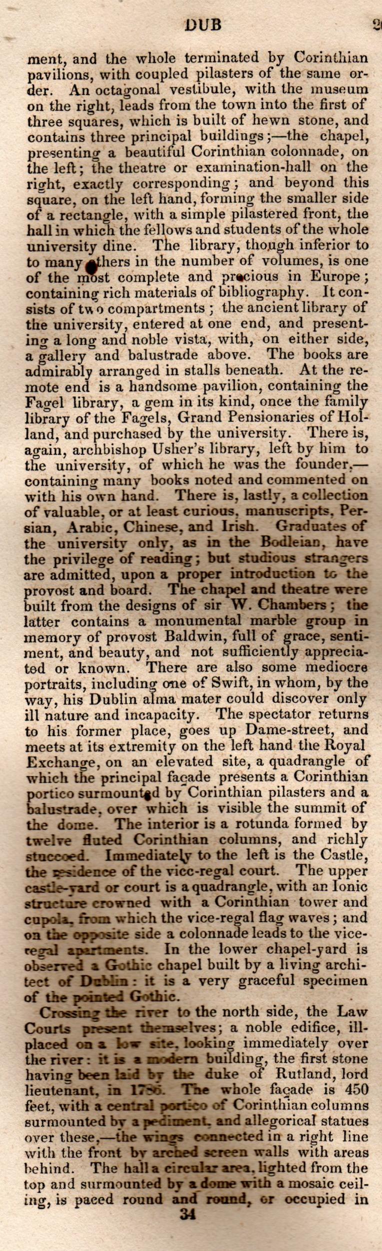 Brookes’ Universal Gazetteer (1850), Page 265 Left Column