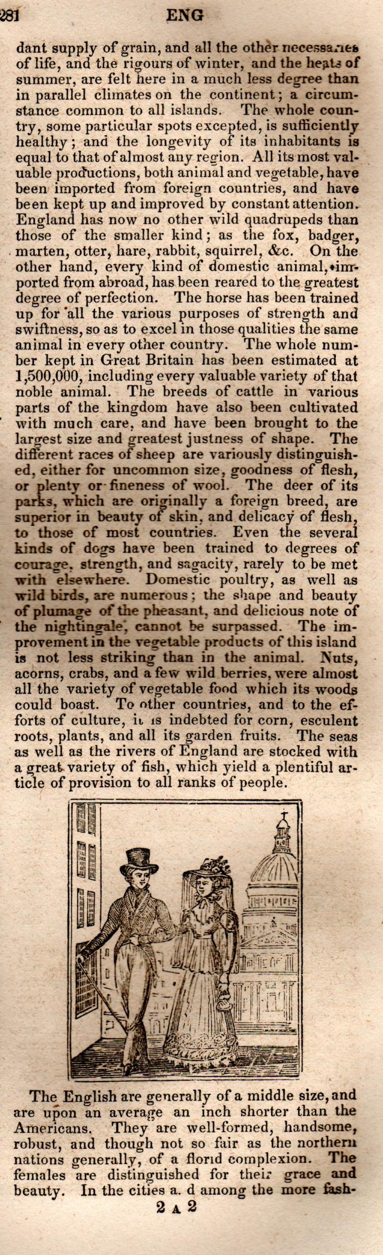 Brookes’ Universal Gazetteer (1850), Page 281 Right Column