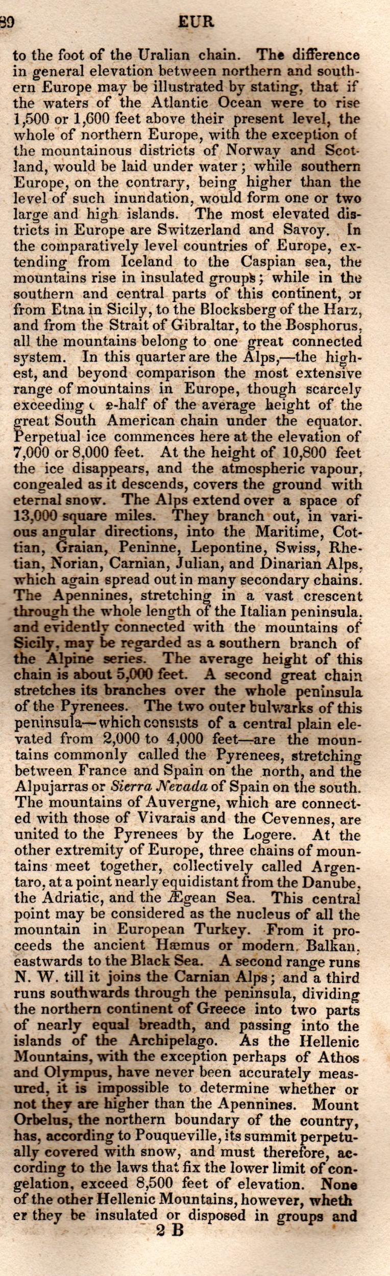 Brookes’ Universal Gazetteer (1850), Page 289 Right Column
