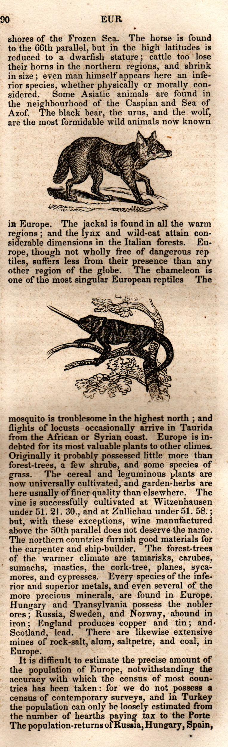 Brookes’ Universal Gazetteer (1850), Page 290 Right Column