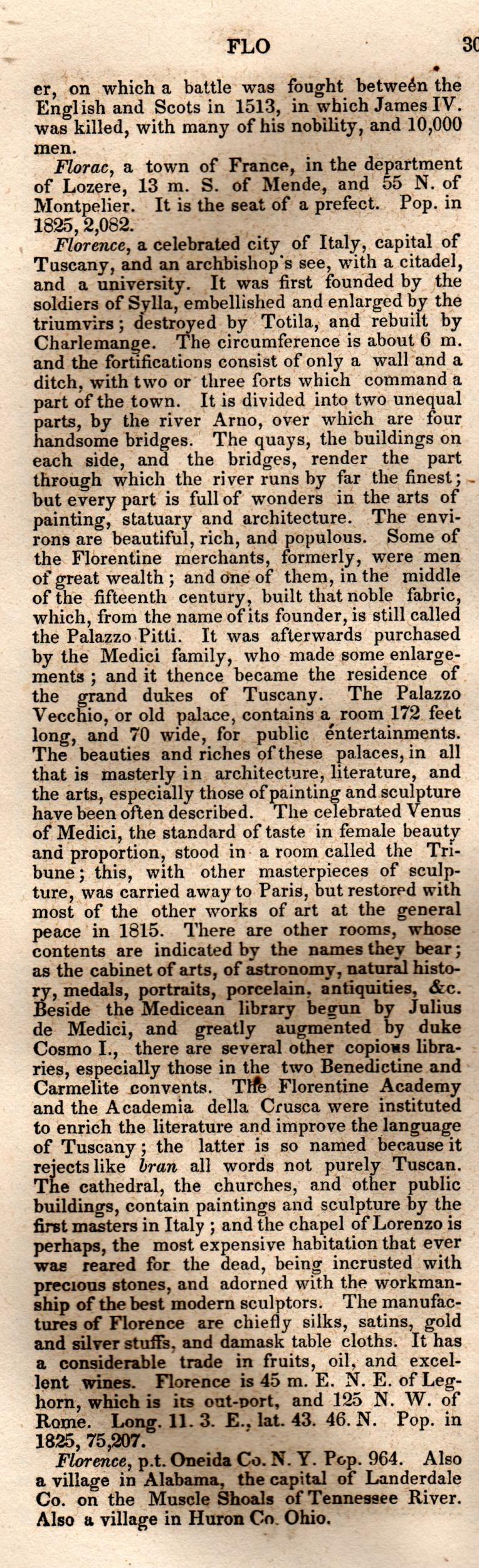 Brookes’ Universal Gazetteer (1850), Page 302 Left Column