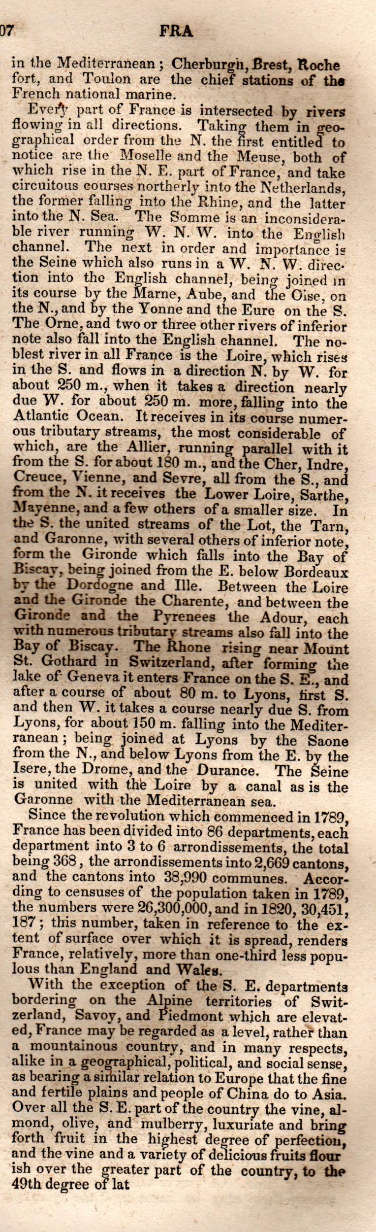 Brookes’ Universal Gazetteer (1850), Page 307 Right Column