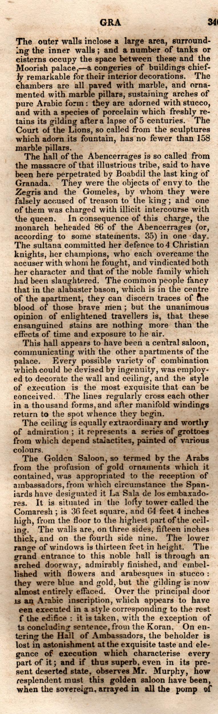 Brookes’ Universal Gazetteer (1850), Page 340 Left Column