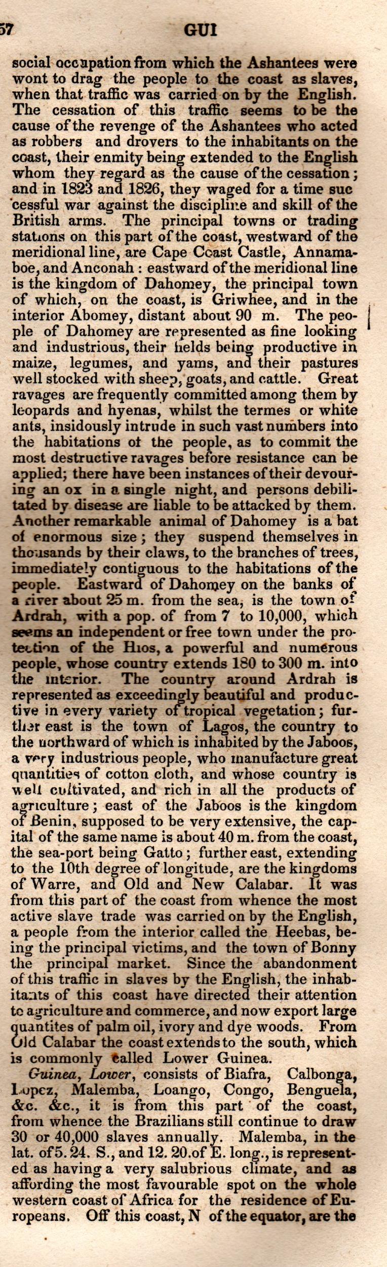 Brookes’ Universal Gazetteer (1850), Page 357 Right Column