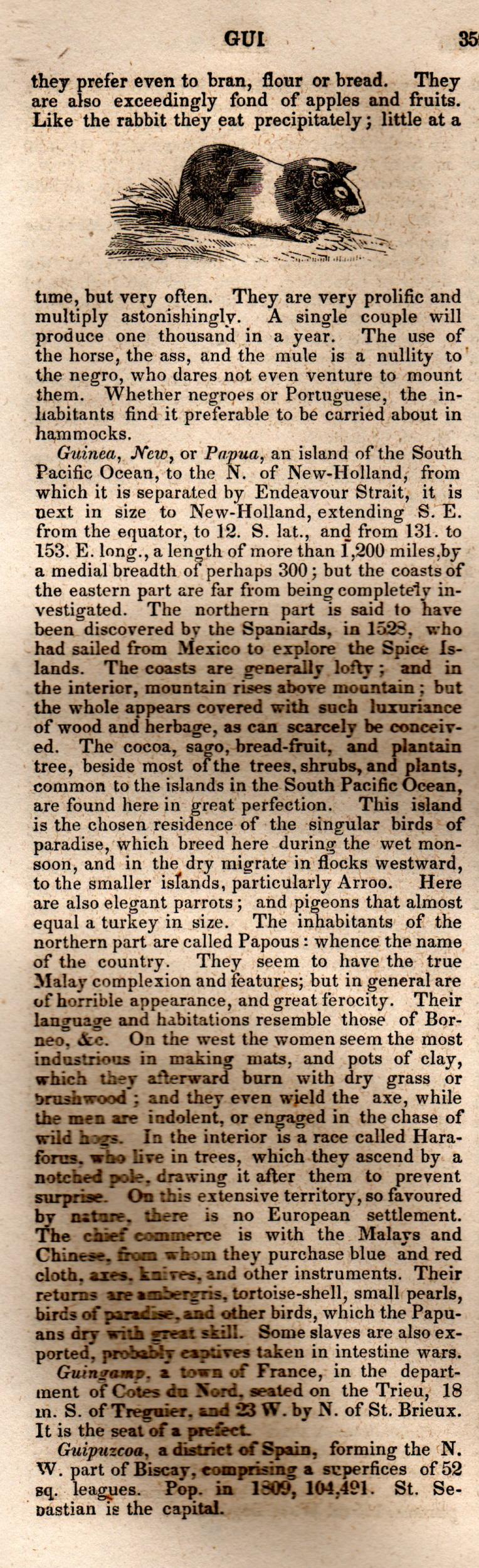 Brookes’ Universal Gazetteer (1850), Page 359 Left Column