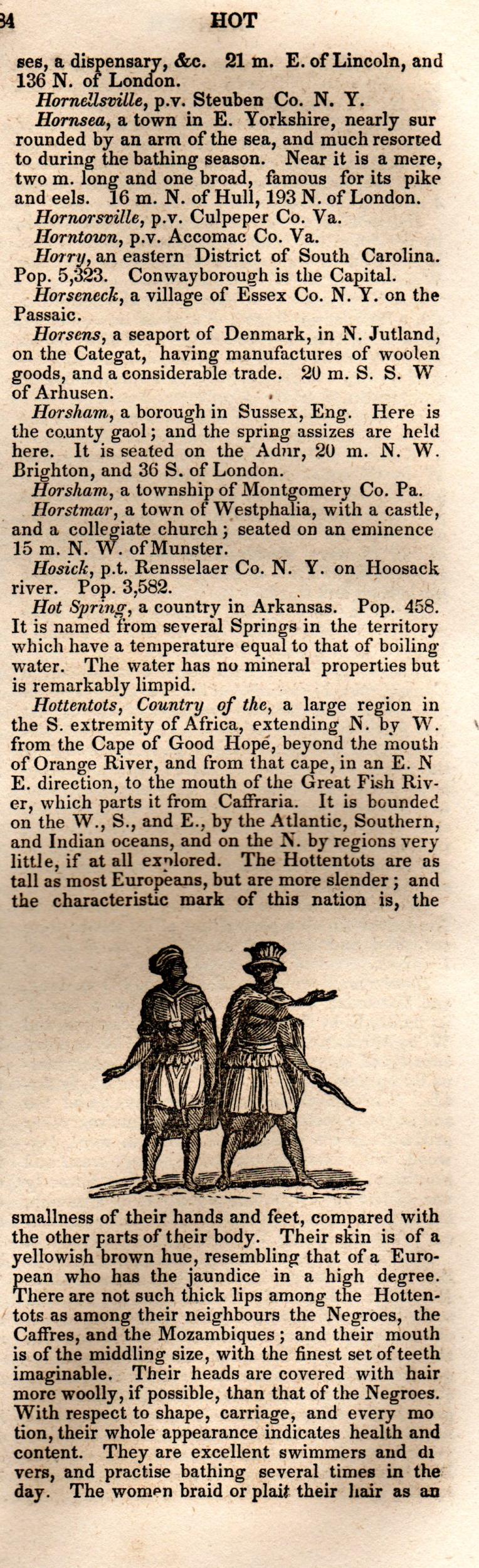 Brookes’ Universal Gazetteer (1850), Page 384 Right Column