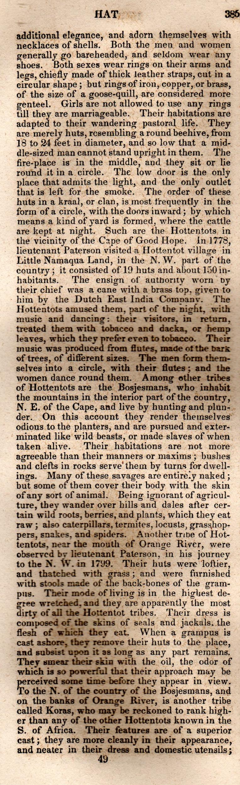 Brookes’ Universal Gazetteer (1850), Page 385 Left Column
