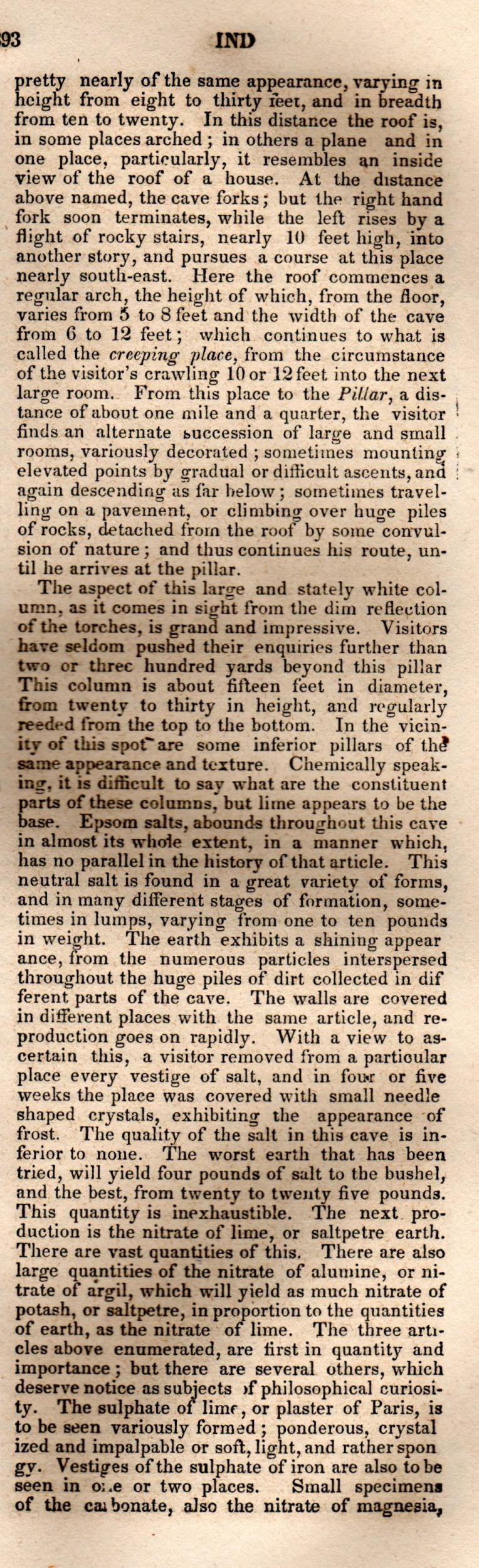 Brookes’ Universal Gazetteer (1850), Page 393 Right Column