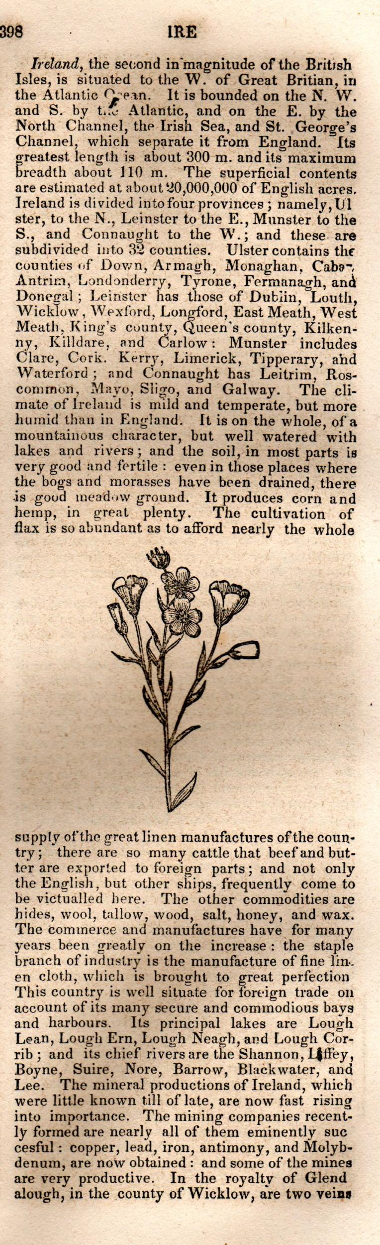 Brookes’ Universal Gazetteer (1850), Page 398 Right Column