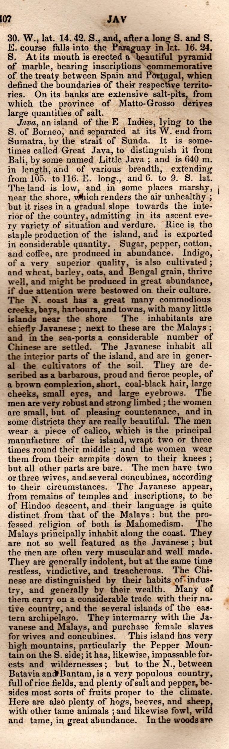 Brookes’ Universal Gazetteer (1850), Page 407 Right Column