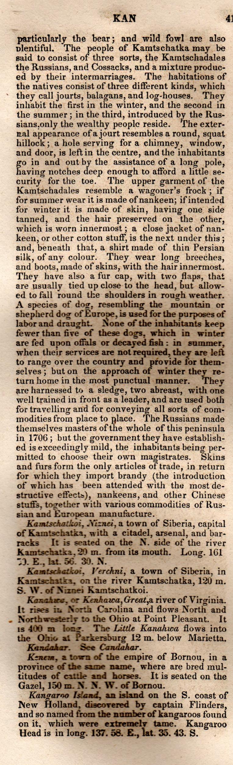 Brookes’ Universal Gazetteer (1850), Page 415 Left Column