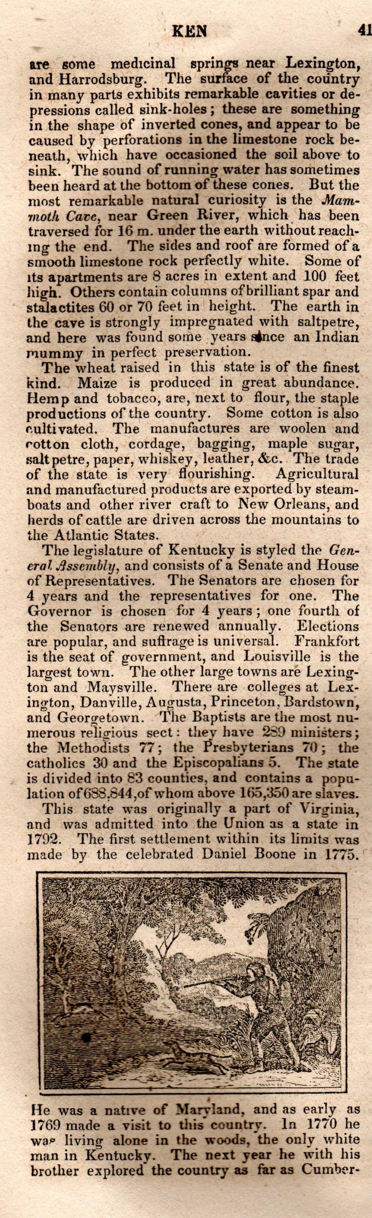 Brookes’ Universal Gazetteer (1850), Page 418 Left Column