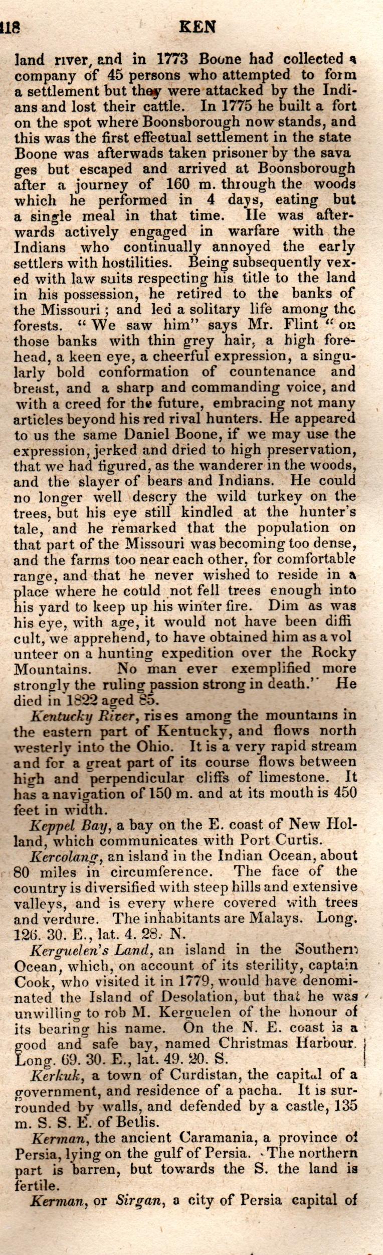 Brookes’ Universal Gazetteer (1850), Page 418 Right Column