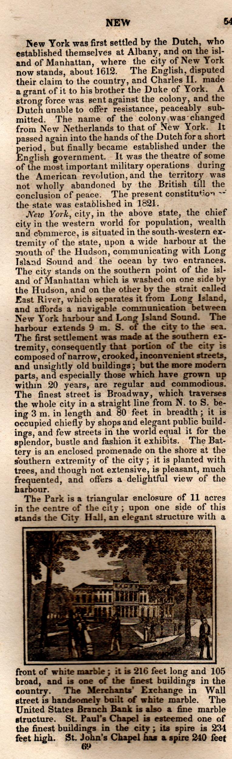 Brookes’ Universal Gazetteer (1850), Page 545 Left Column