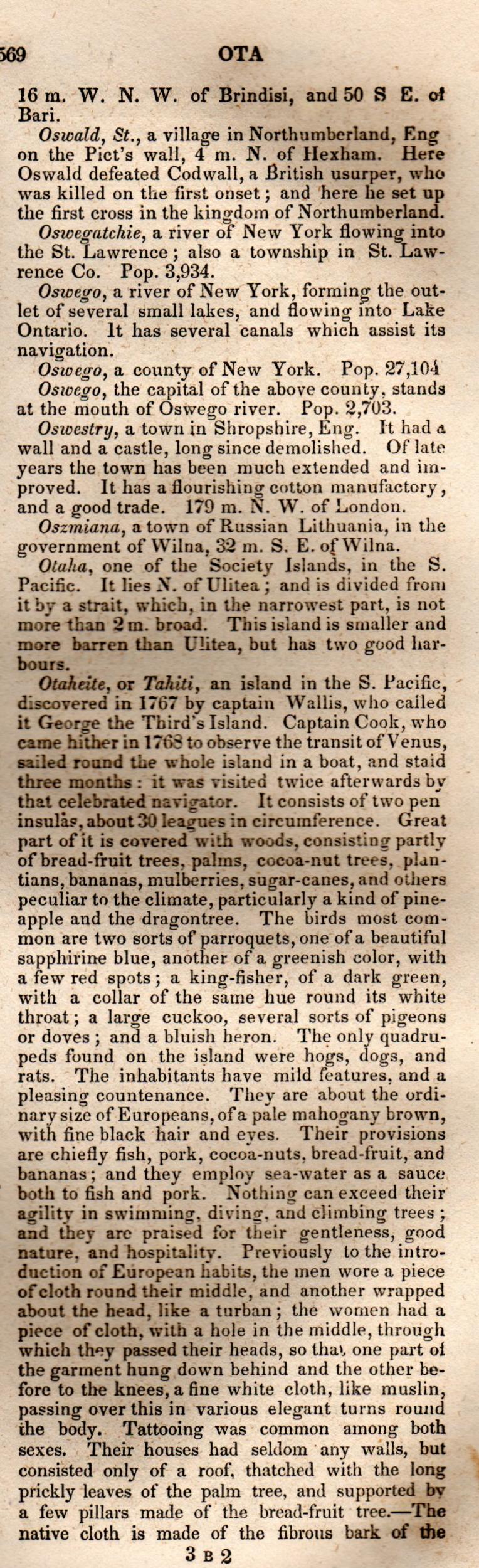 Brookes’ Universal Gazetteer (1850), Page 569 Right Column