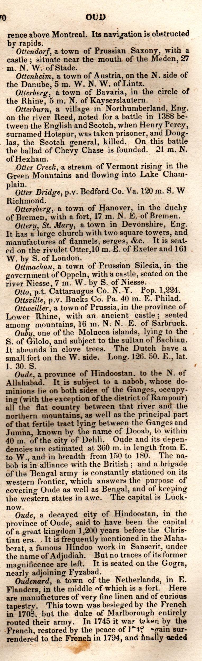 Brookes’ Universal Gazetteer (1850), Page 570 Right Column