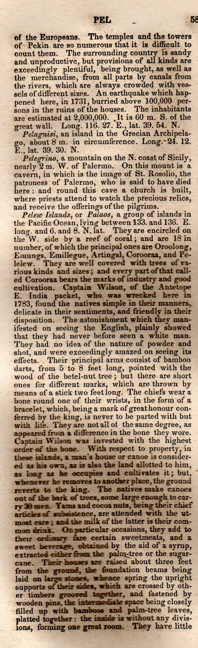 Brookes’ Universal Gazetteer (1850), Page 587 Left Column