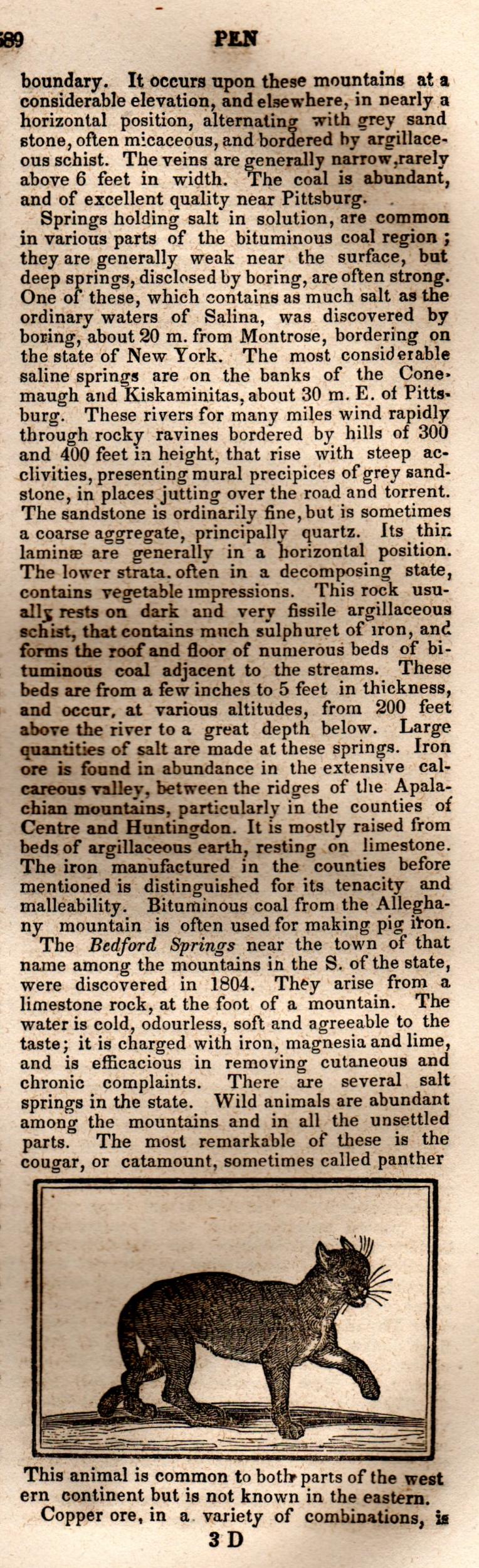 Brookes’ Universal Gazetteer (1850), Page 589 Right Column