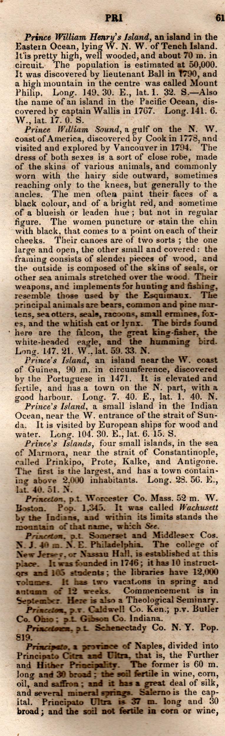 Brookes’ Universal Gazetteer (1850), Page 615 Left Column