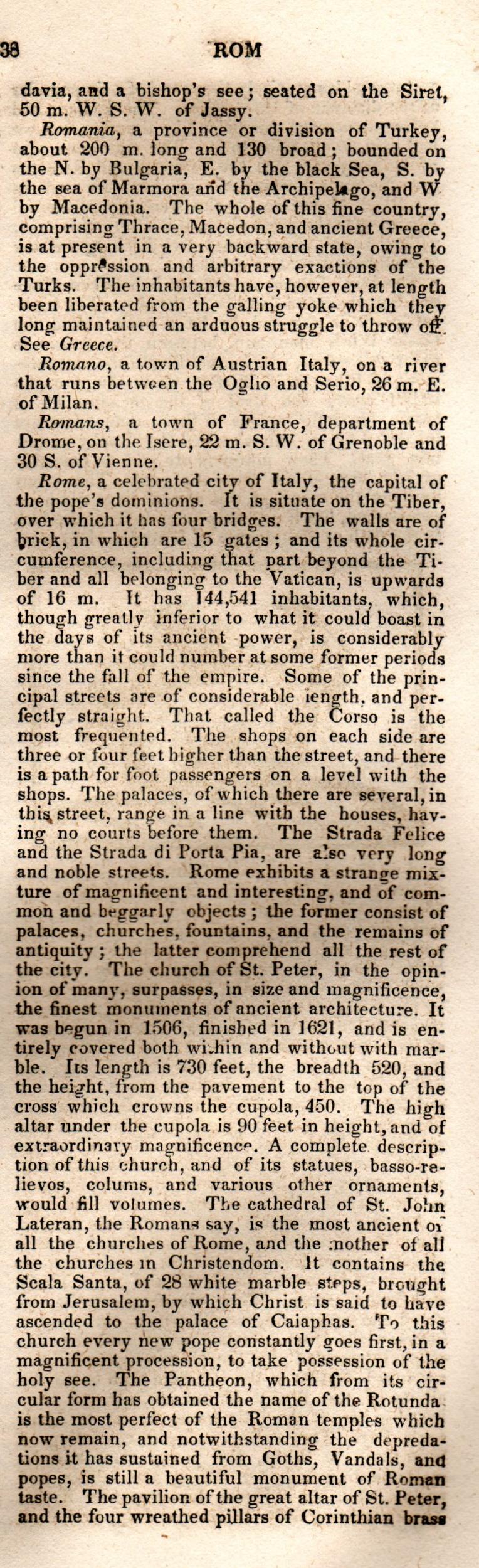 Brookes’ Universal Gazetteer (1850), Page 638 Right Column