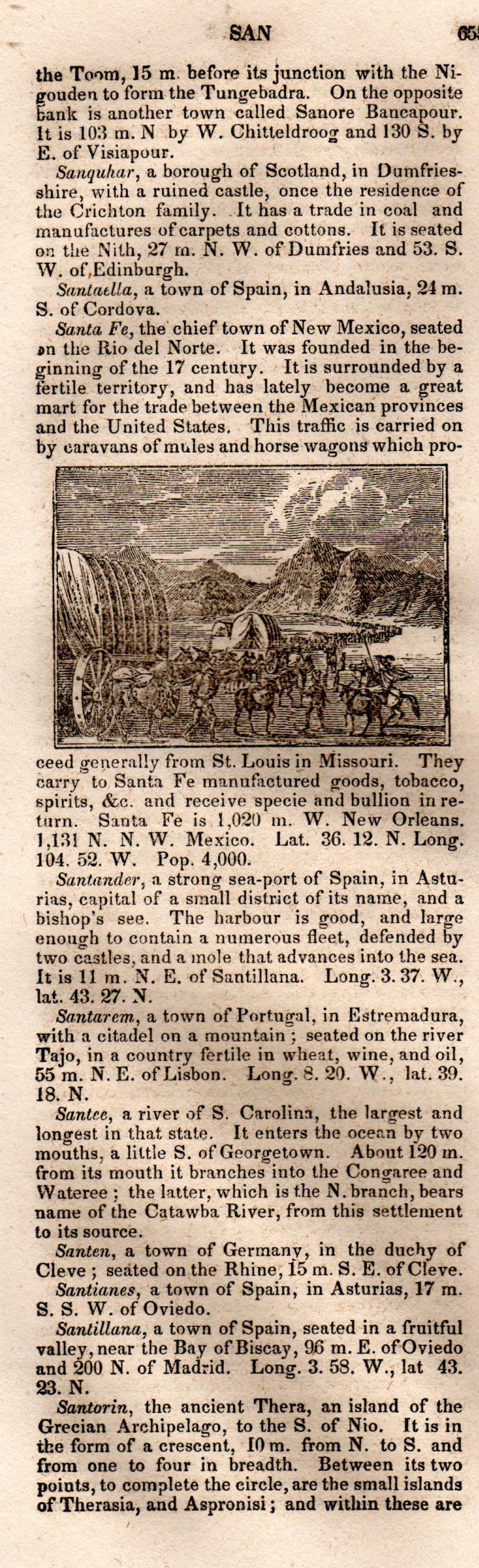 Brookes’ Universal Gazetteer (1850), Page 655 Left Column