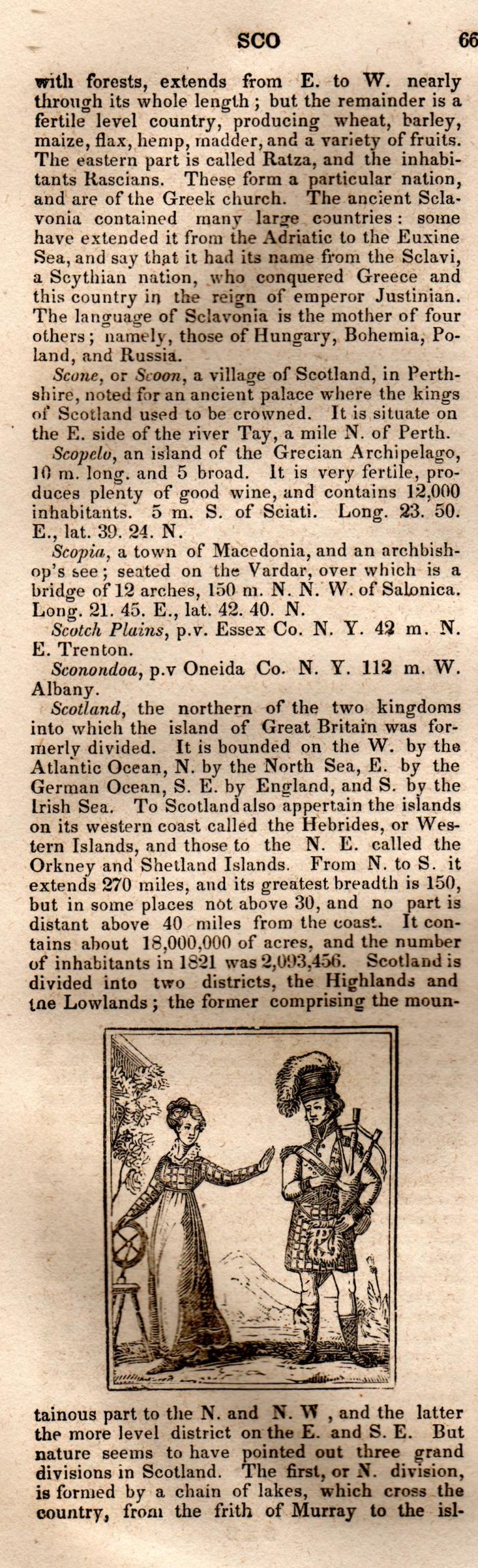 Brookes’ Universal Gazetteer (1850), Page 666 Left Column