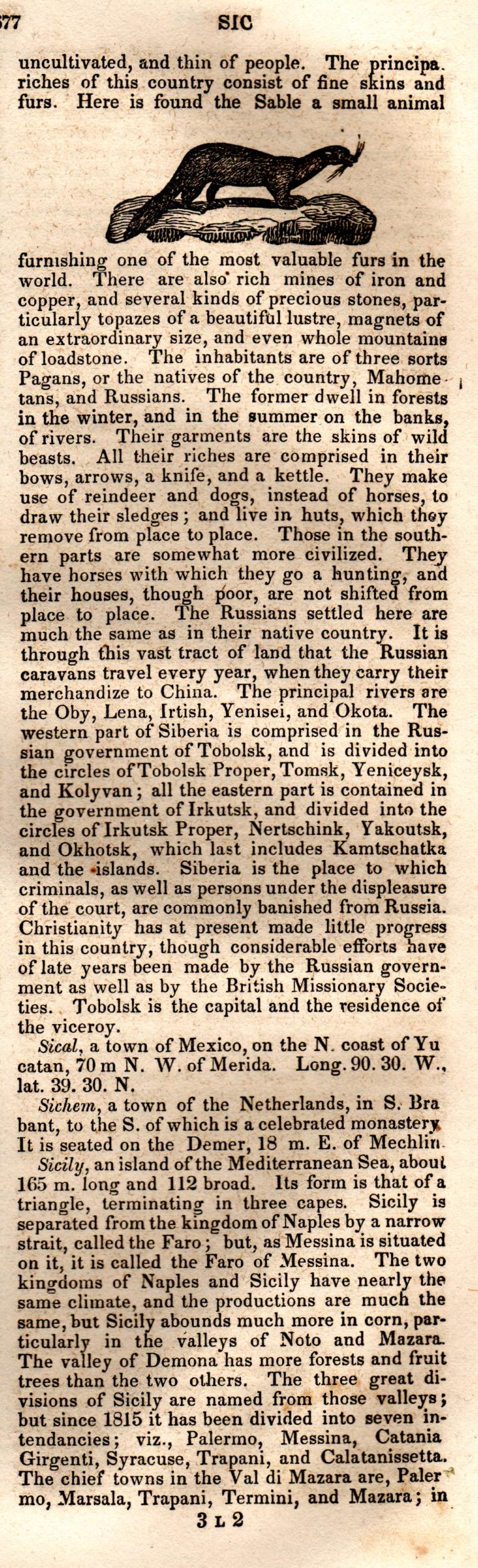 Brookes’ Universal Gazetteer (1850), Page 677 Right Column