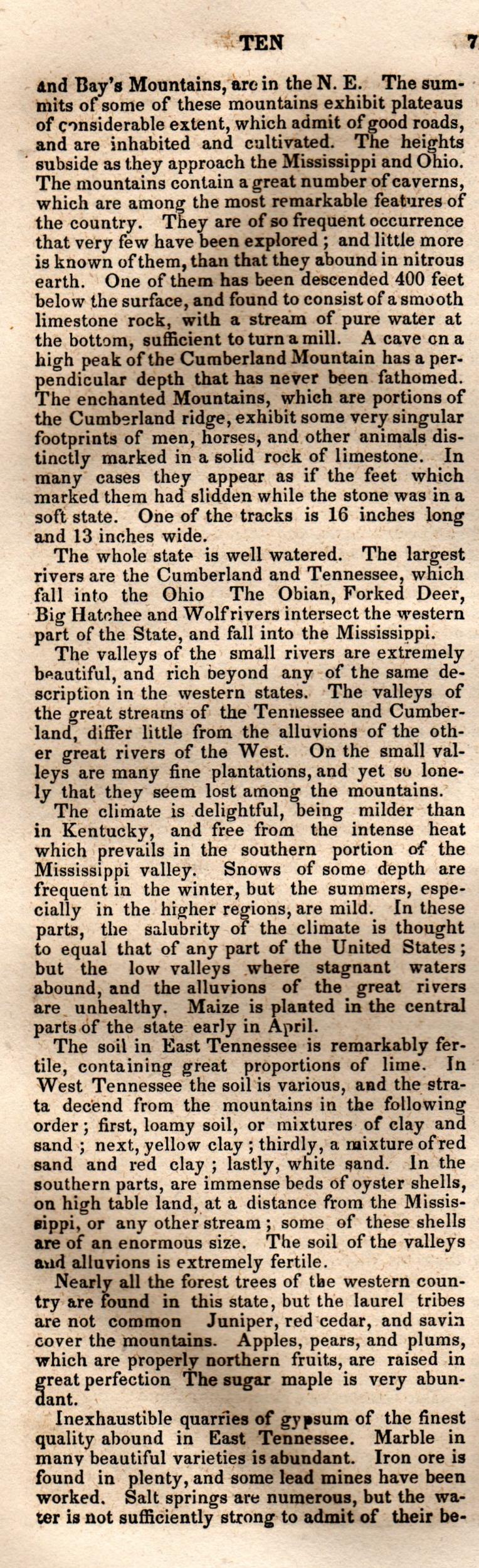 Brookes’ Universal Gazetteer (1850), Page 716 Left Column