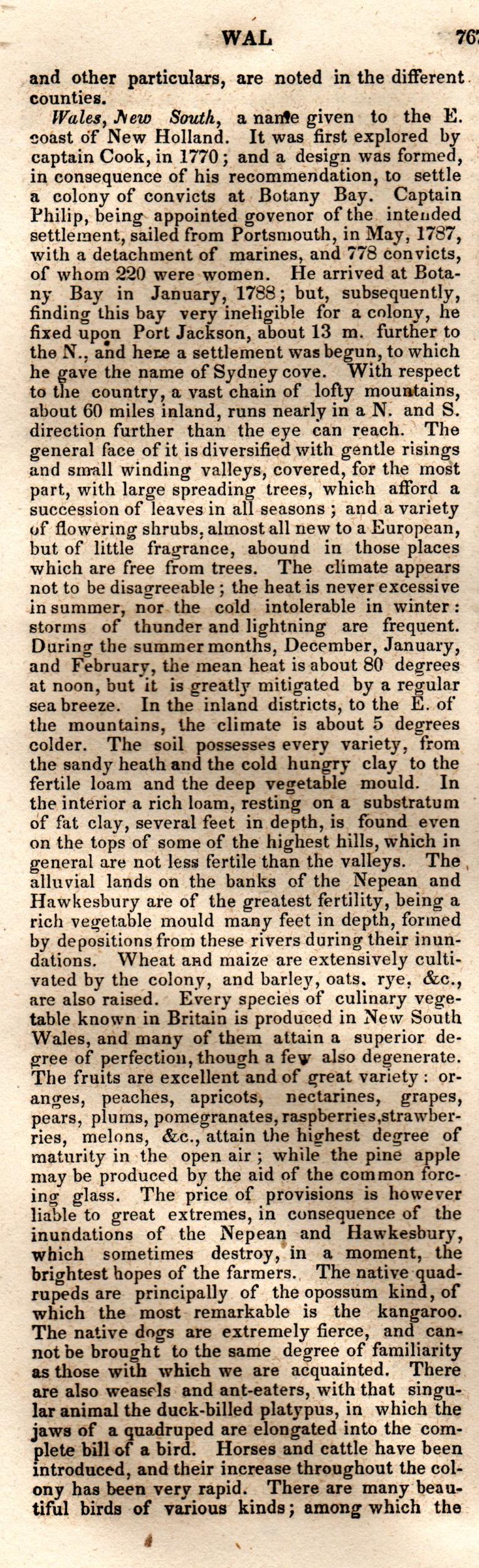 Brookes’ Universal Gazetteer (1850), Page 767 Left Column